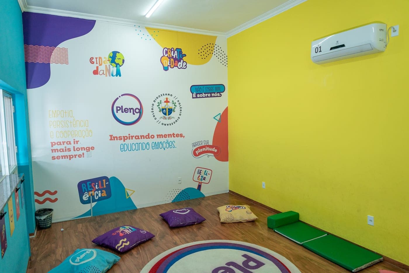 Sala do programa socioemocional Plena